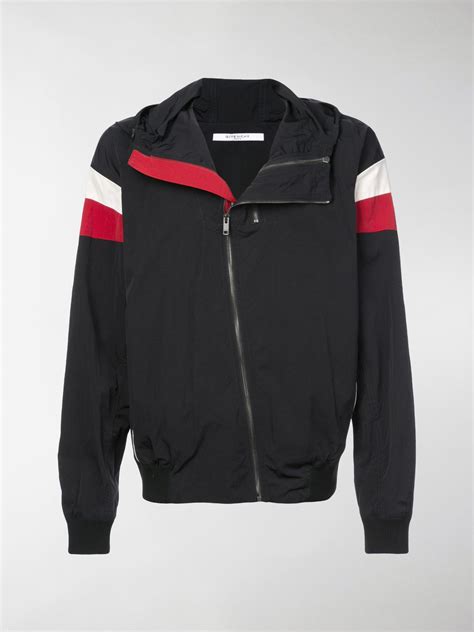 givenchy windbreaker blue and red|Windbreaker in cotton with stripes .